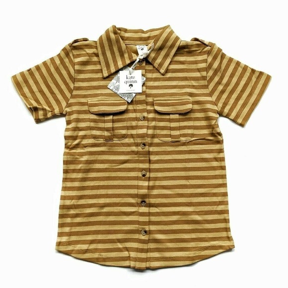 New Kate Quinn Military Top 7 Mustard - Picture 1 of 3